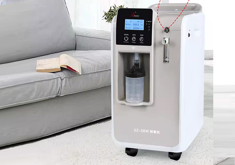  雙盛5BW制氧機(jī)5L升家用老人孕婦專用吸氧機(jī)家庭醫(yī)用小型便攜氧氣機(jī)